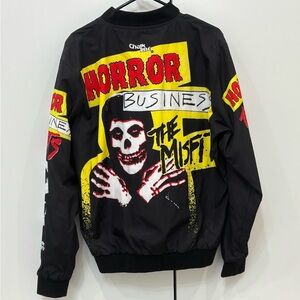 The Misfits Horror Business Chalkline Jacket Unisex Medium Glenn Danzig
